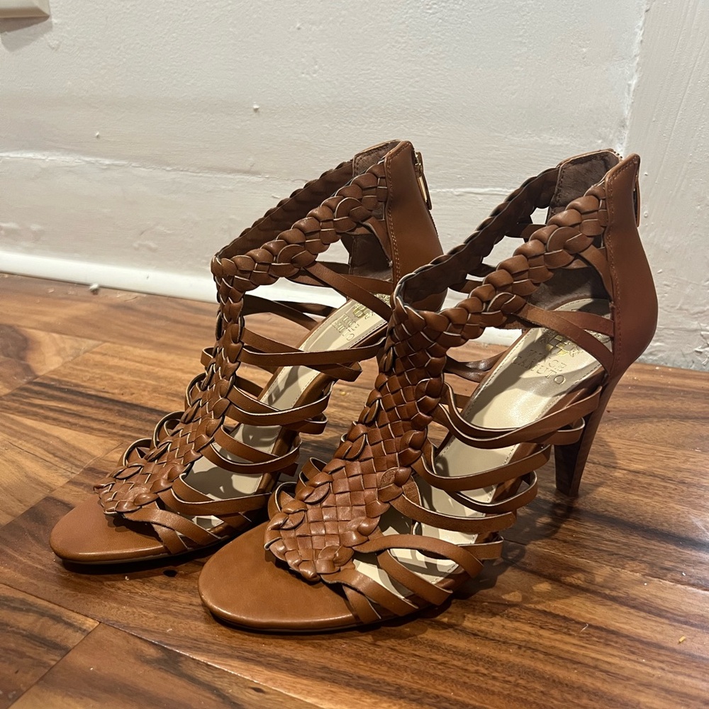 Brand New Vince Camuto Brown Gladiator Heels